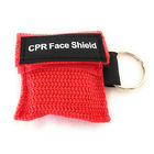救急処置の救助CPRのハンドシールドが付いている使い捨て可能なCPRのマスクのKeychain袋